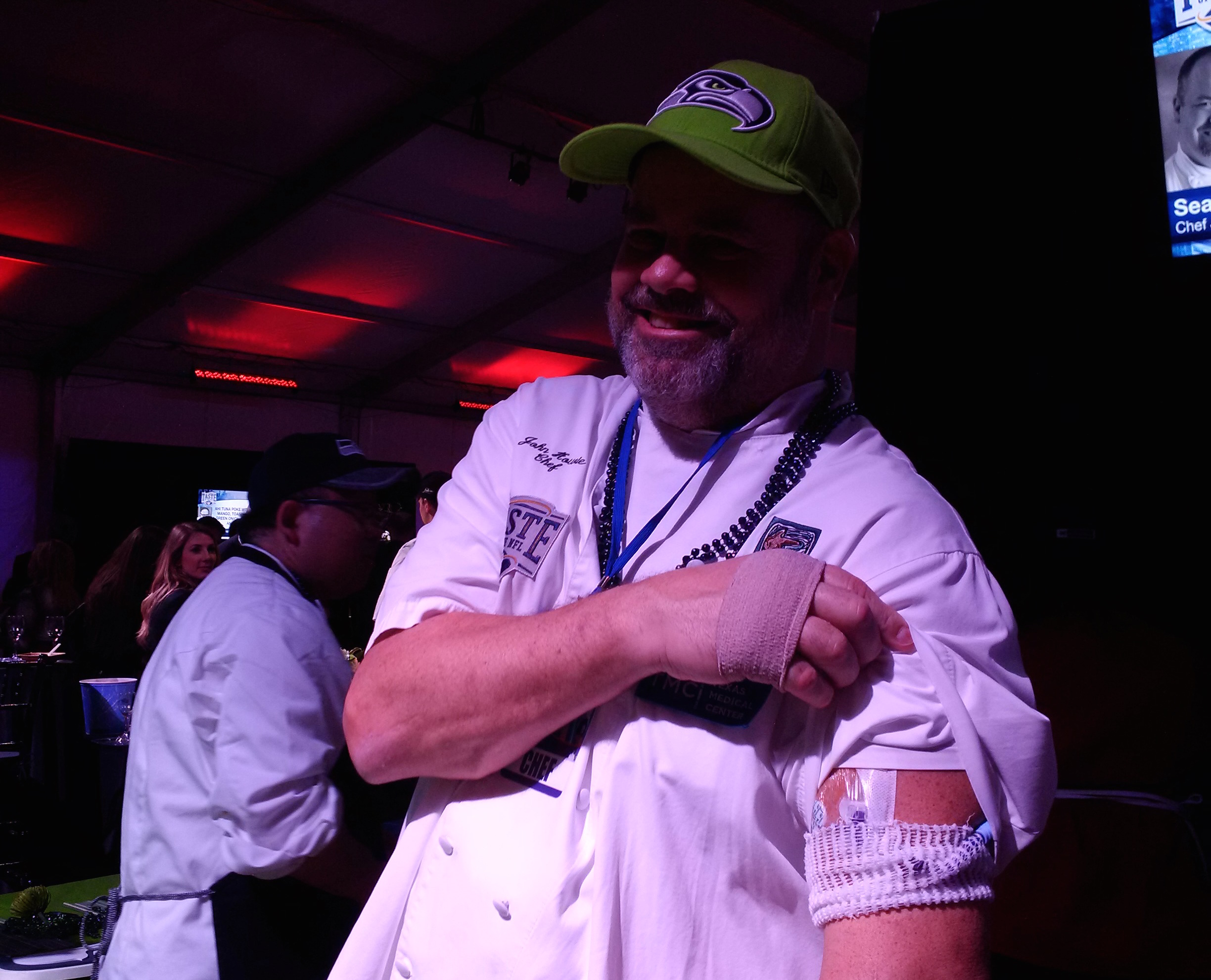 Chef John Howie at Taste of the NFL