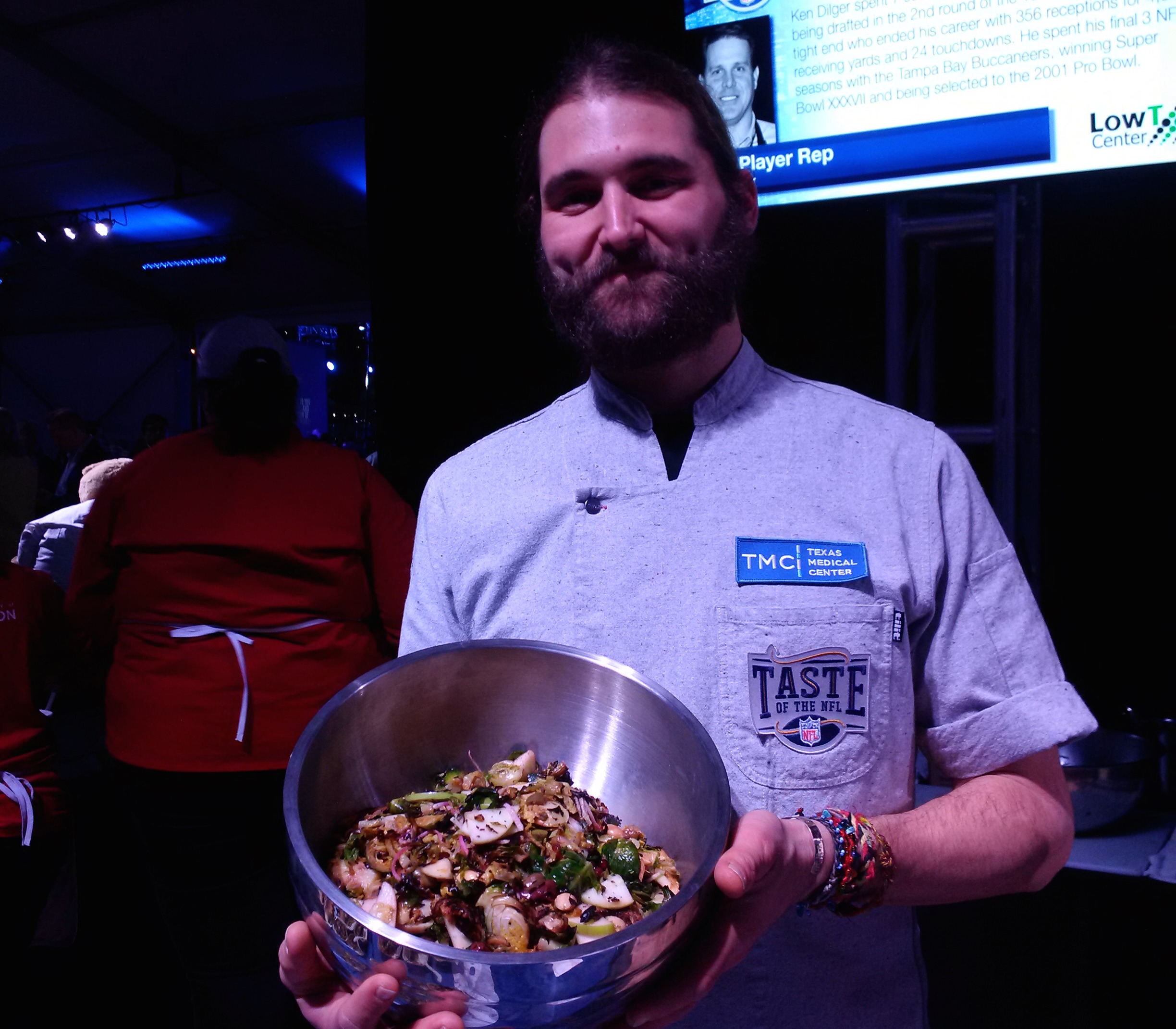 Chef Tyler Herald at Taste of the NFL