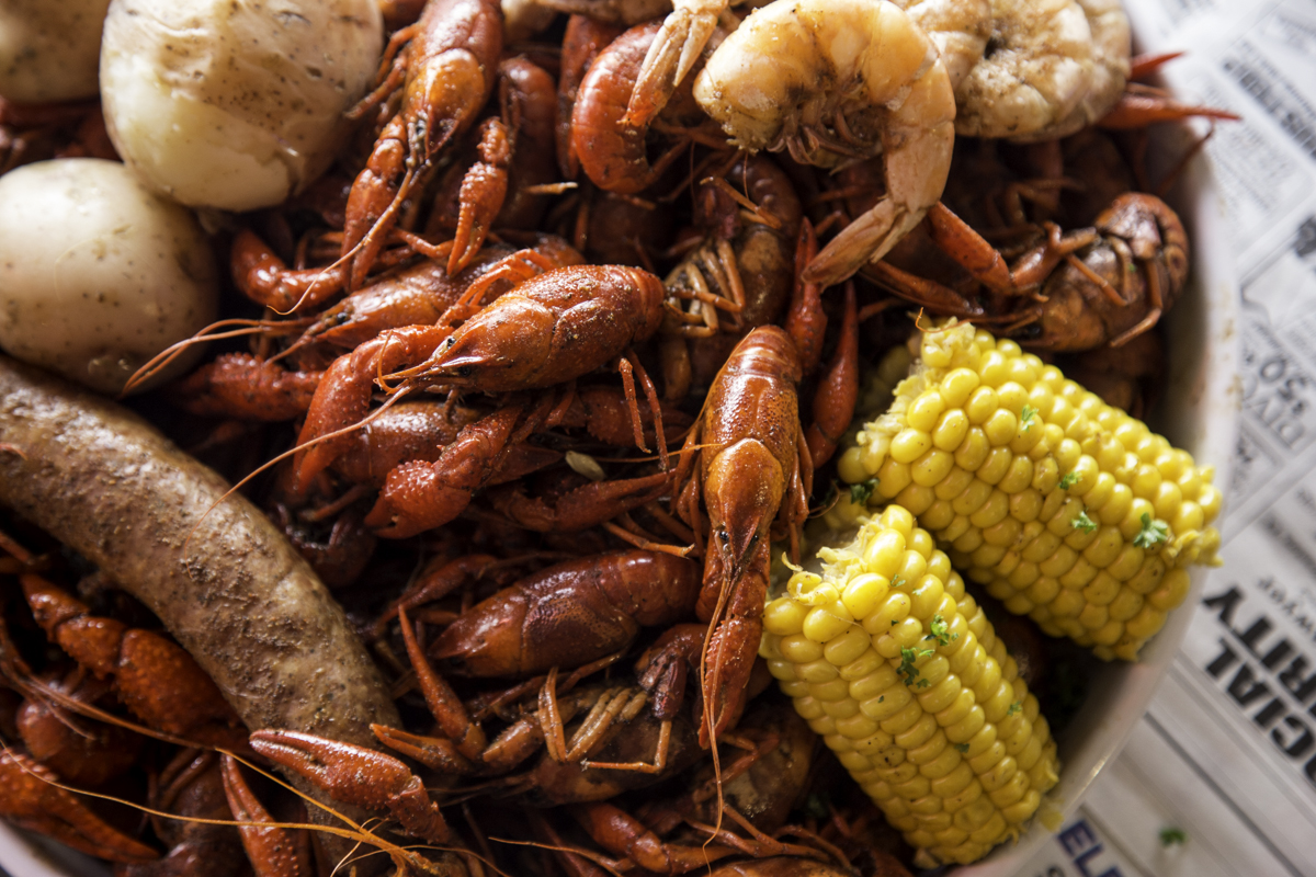 Ragin' Cajun crawfish. Photo by Rebecca Wright