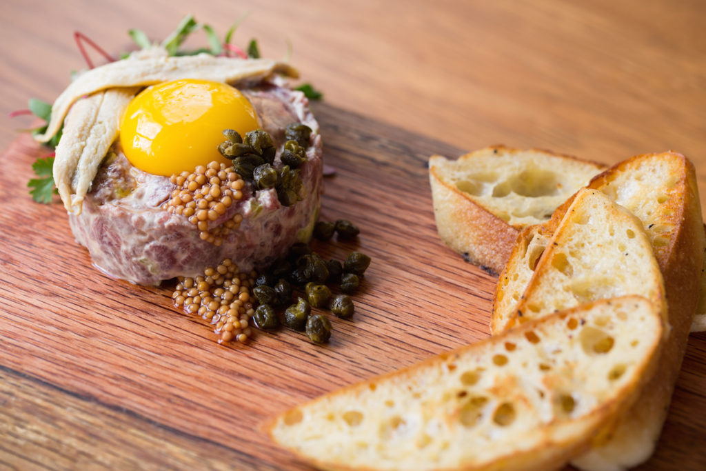 Jodie's Steak Tartare at The Pear. Courtesy photo