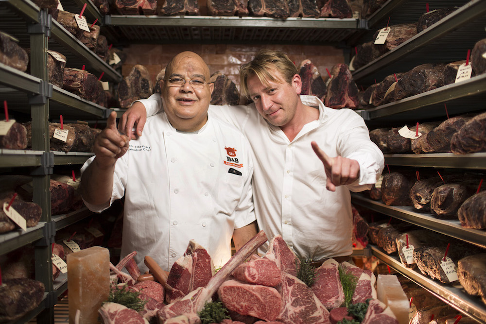 B&B’s executive chef Tommy Elbashary and proprietor Benjamin Berg. Photo by Felix Sanchez