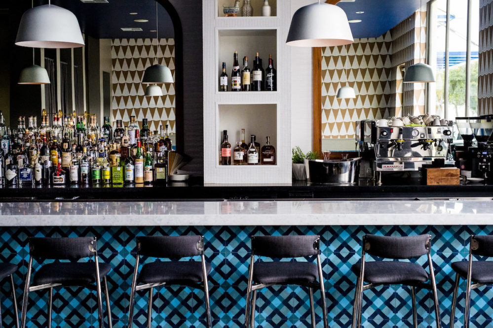 The bar at Alice Blue. Photo by Kirsten Gilliam