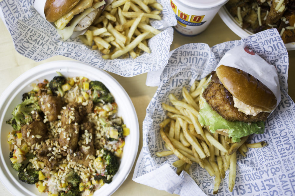 A few of PDQ's new sandwiches and bowls