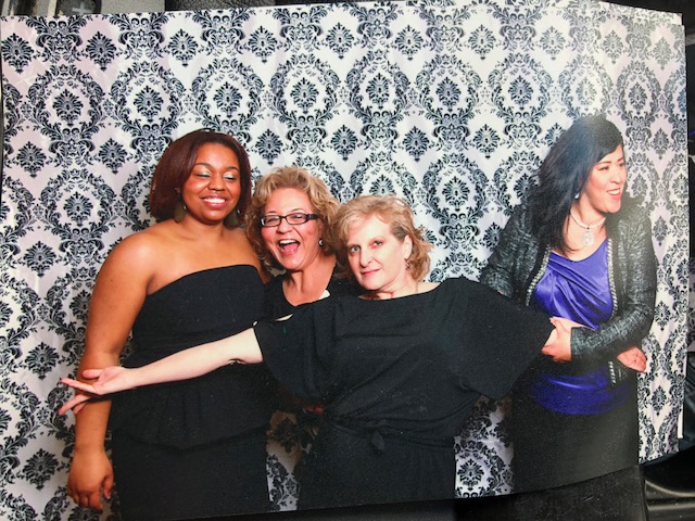 "These pictures were taken at a Gala at the JW Marriott. The last time I saw my dear friend. She photo bombed our picture but, that was her personality." Submitted by friend Roseanna.